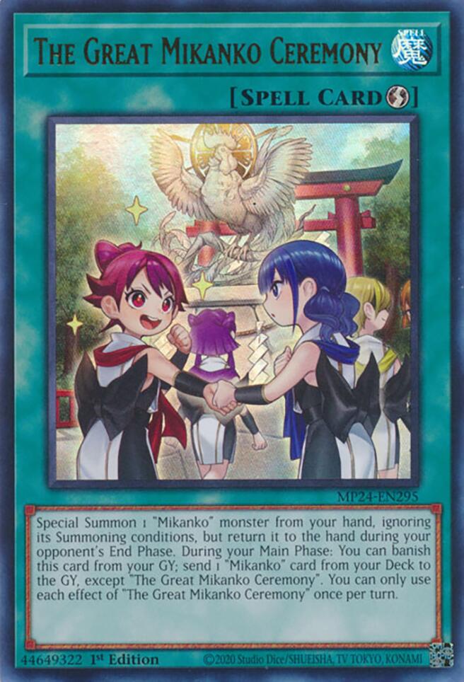 The Great Mikanko Ceremony [MP24-EN295] Ultra Rare | Good Games Morley