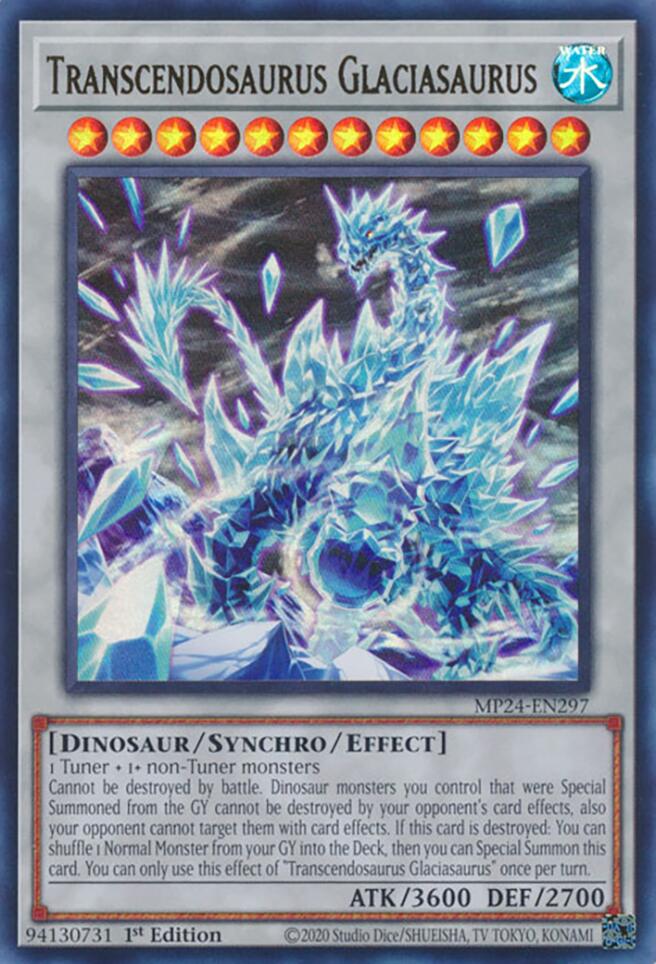 Transcendosaurus Glaciasaurus [MP24-EN297] Ultra Rare | Good Games Morley