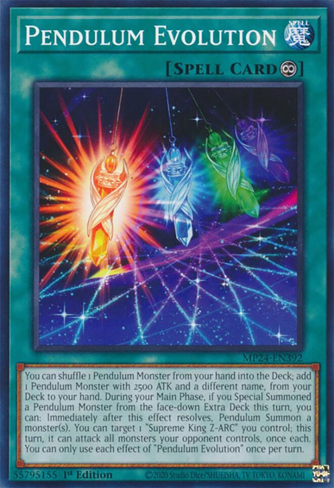 Pendulum Evolution (card) [MP24-EN392] Common | Good Games Morley