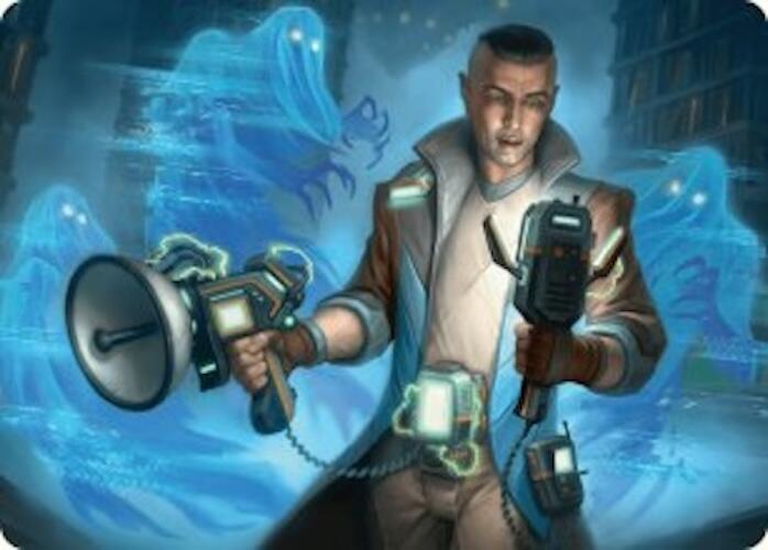 Paranormal Analyst Art Card [Duskmourn: House of Horror Art Series] | Good Games Morley