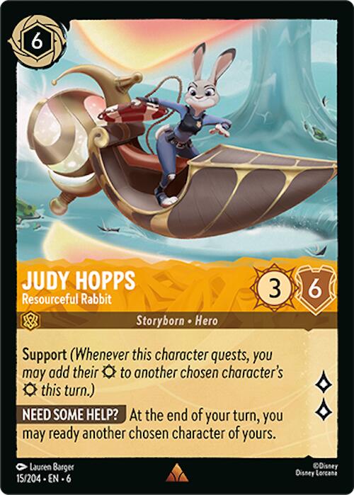 Judy Hopps - Resourceful Rabbit (15/204) [Azurite Sea] | Good Games Morley