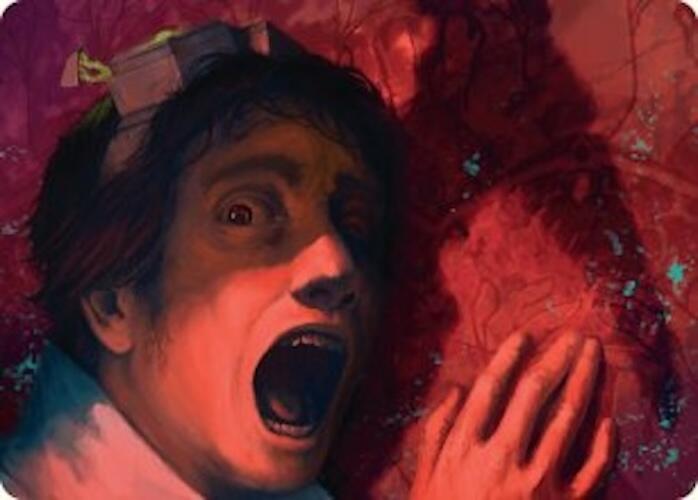 Murder Art Card [Duskmourn: House of Horror Art Series] | Good Games Morley