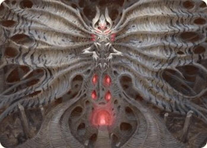 Valgavoth, Terror Eater Art Card [Duskmourn: House of Horror Art Series] | Good Games Morley