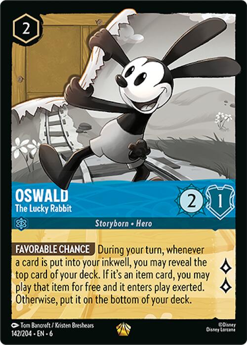 Oswald - The Lucky Rabbit (142/204) [Azurite Sea] | Good Games Morley