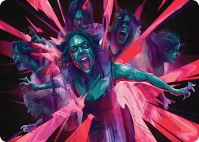 Waltz of Rage Art Card [Duskmourn: House of Horror Art Series] | Good Games Morley