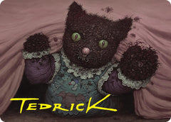 Twitching Doll Art Card (Gold-Stamped Signature) [Duskmourn: House of Horror Art Series] | Good Games Morley