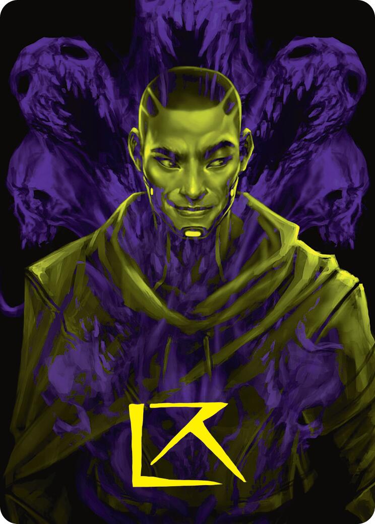 Kaito, Bane of Nightmares Art Card (Gold-Stamped Signature) [Duskmourn: House of Horror Art Series] | Good Games Morley