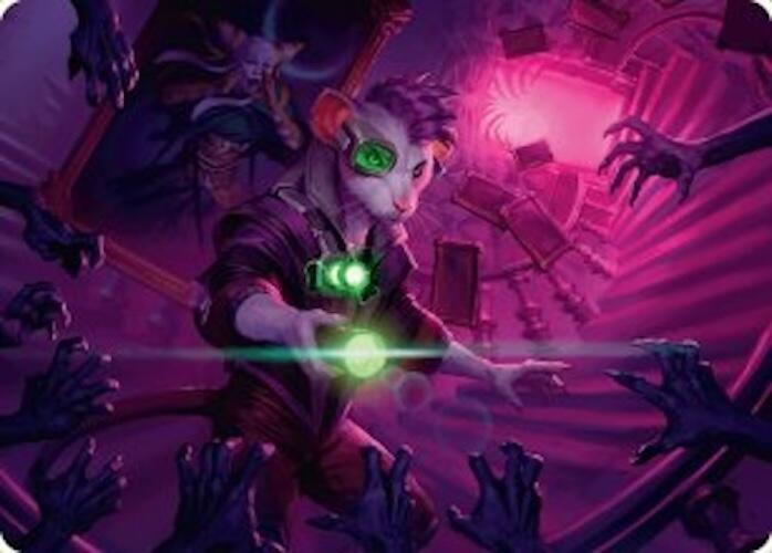 Nashi, Searcher in the Dark Art Card (21/54) [Duskmourn: House of Horror Art Series] | Good Games Morley