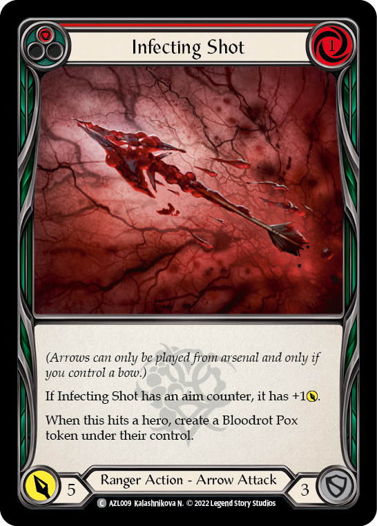 Infecting Shot (Red) [AZL009] (Outsiders Azalea Blitz Deck) | Good Games Morley