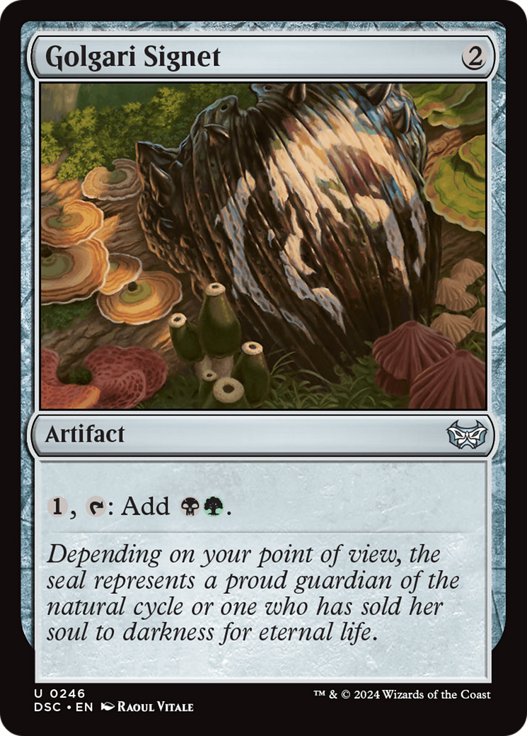 Golgari Signet [Duskmourn: House of Horror Commander] | Good Games Morley