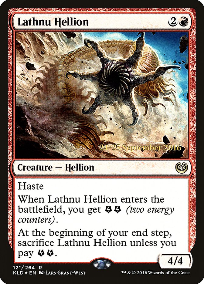 Lathnu Hellion [Kaladesh Prerelease Promos] | Good Games Morley