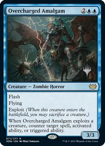 Overcharged Amalgam (Promo Pack) [Innistrad: Crimson Vow Promos] | Good Games Morley