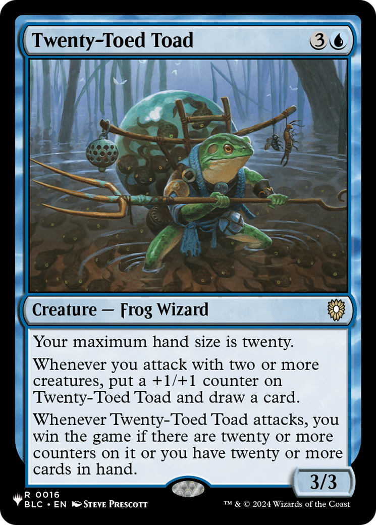 Twenty-Toed Toad [The List] | Good Games Morley