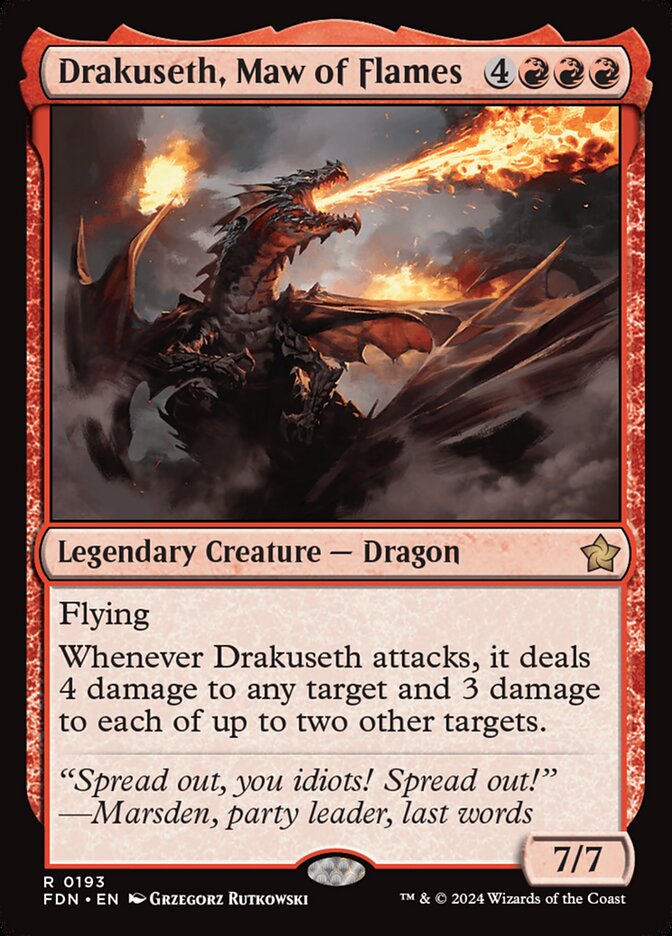 Drakuseth, Maw of Flames 193 (Foundations)  | Good Games Morley