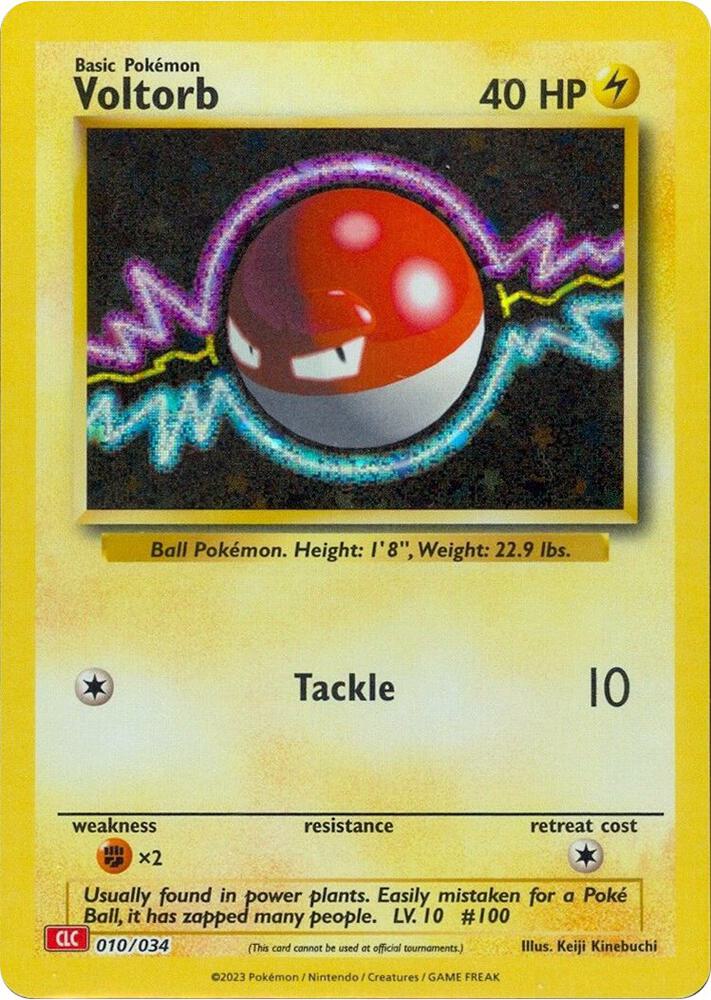 Voltorb 010/034 (Trading Card Game Classic)  - Holofoil | Good Games Morley