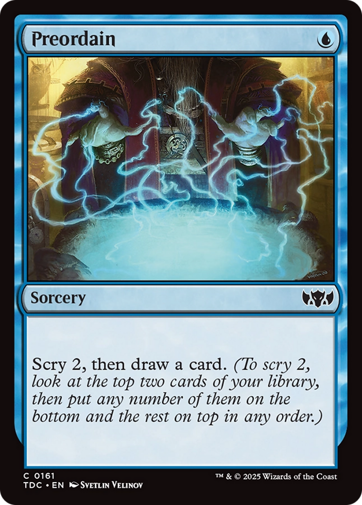 Preordain [Tarkir: Dragonstorm Commander] | Good Games Morley