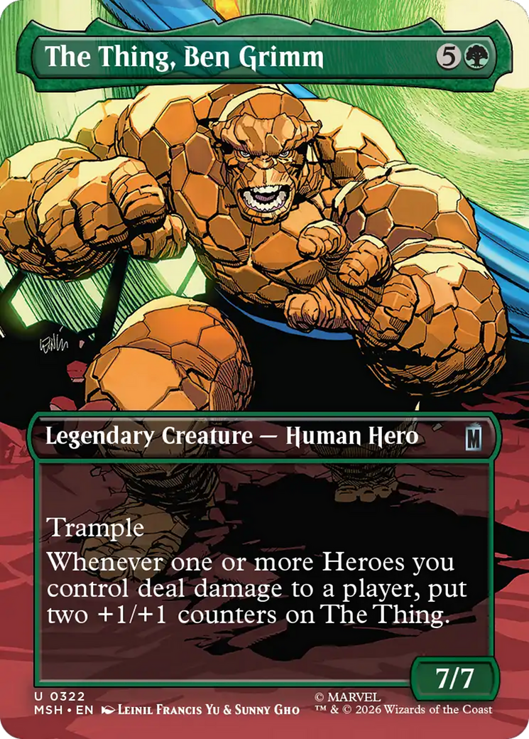 The Thing, Ben Grimm (Borderless) [Marvel Super Heroes] | Good Games Morley