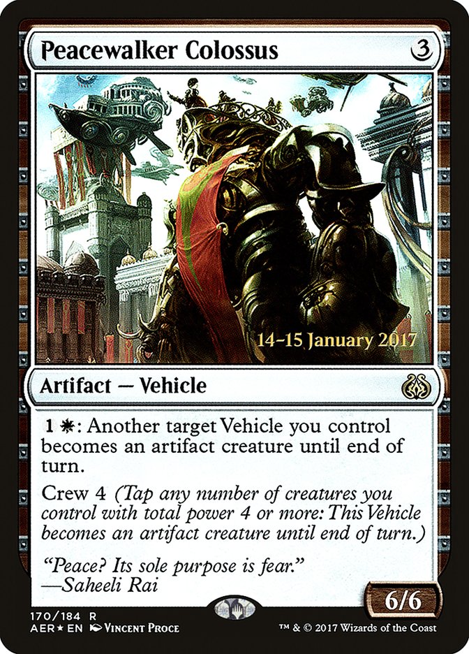 Peacewalker Colossus [Aether Revolt Prerelease Promos] | Good Games Morley