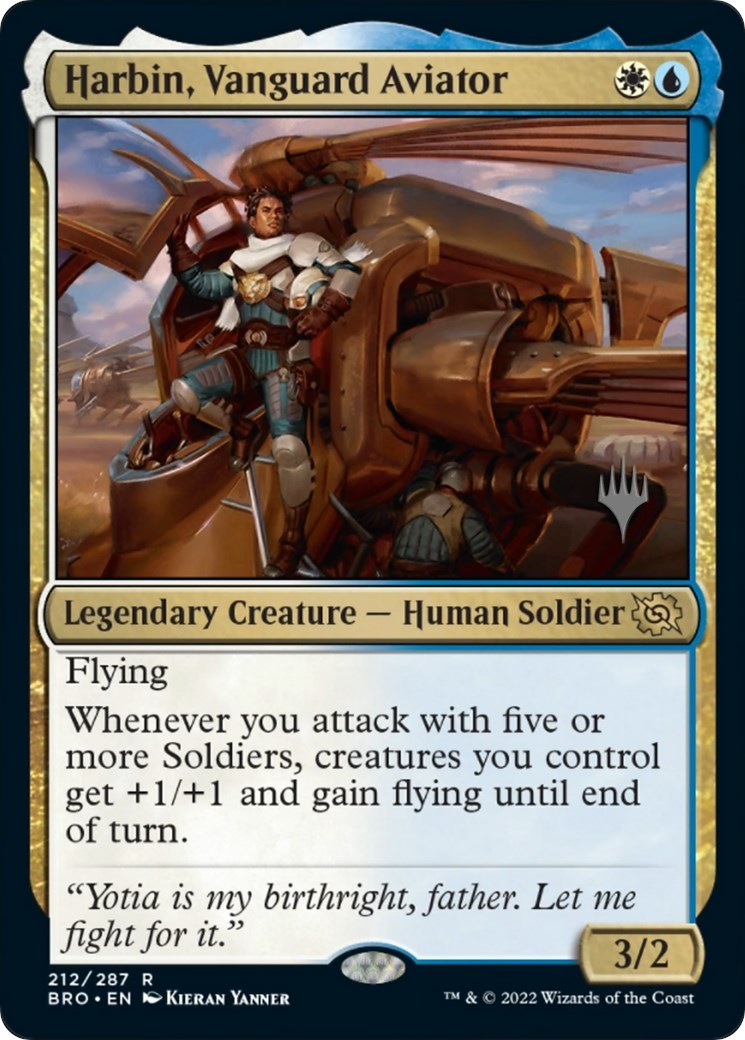 Harbin, Vanguard Aviator (Promo Pack) [The Brothers' War Promos] | Good Games Morley