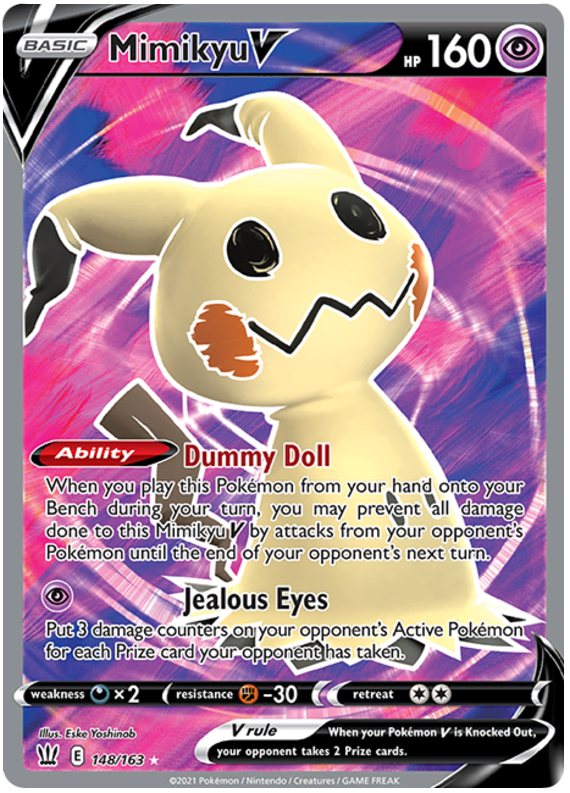 Mimikyu V (148/163) [Sword & Shield: Battle Styles] | Good Games Morley