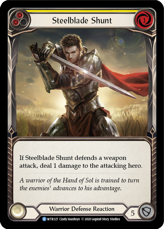 Steelblade Shunt (Yellow) [U-WTR127] (Welcome to Rathe Unlimited)  Unlimited Normal | Good Games Morley
