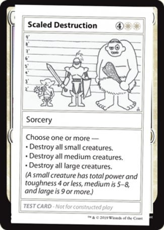 Scaled Destruction (2021 Edition) [Mystery Booster Playtest Cards] | Good Games Morley