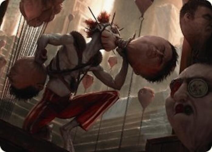 The Jolly Balloon Man Art Card [Duskmourn: House of Horror Art Series] | Good Games Morley