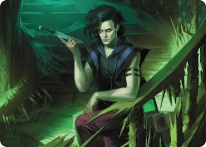 Winter, Misanthropic Guide Art Card [Duskmourn: House of Horror Art Series] | Good Games Morley