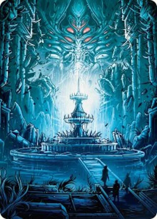 Island Art Card [Duskmourn: House of Horror Art Series] | Good Games Morley