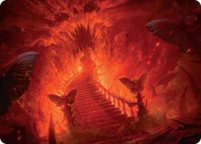 Mountain Art Card [Duskmourn: House of Horror Art Series] | Good Games Morley