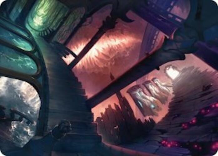 Terramorphic Expanse Art Card [Duskmourn: House of Horror Art Series] | Good Games Morley