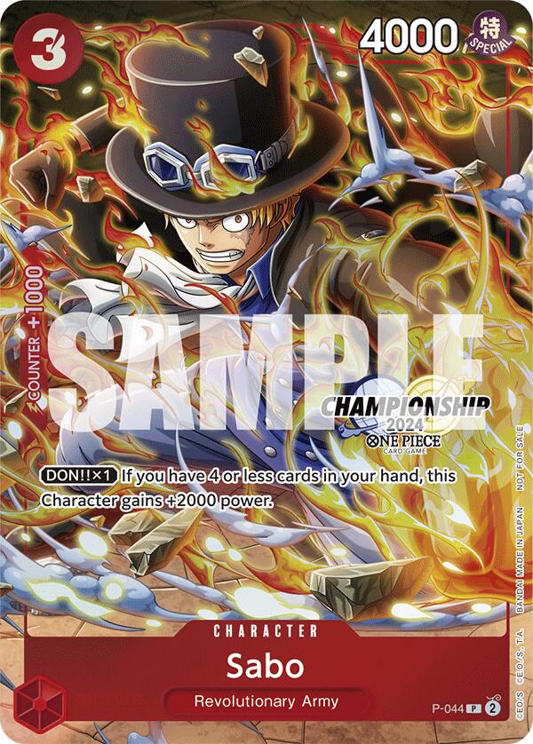 Sabo (CS 2024 Event Pack Finalist) [One Piece Promotion Cards] | Good Games Morley