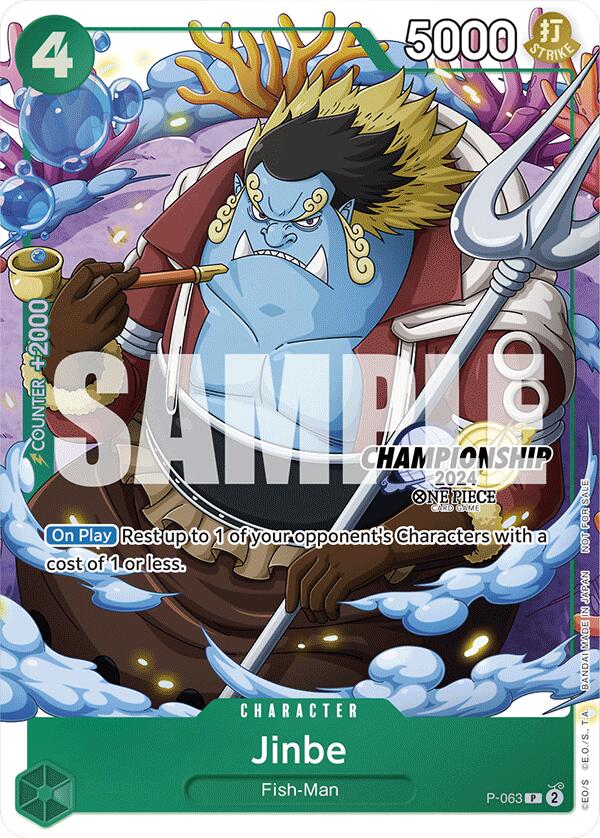 Jinbe (CS 2024 Event Pack Finalist) [One Piece Promotion Cards] | Good Games Morley