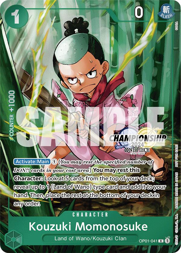 Kouzuki Momonosuke (CS 2024 Celebration Pack) [One Piece Promotion Cards] | Good Games Morley