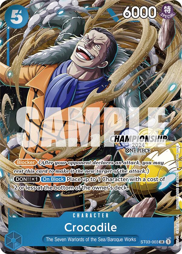 Crocodile (CS 2024 Celebration Pack) [One Piece Promotion Cards] | Good Games Morley