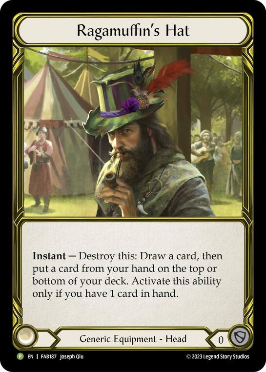 Ragamuffin's Hat [FAB187] (Promo)  Cold Foil | Good Games Morley