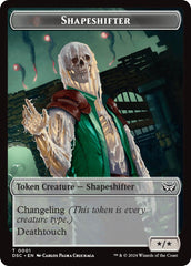 Shapeshifter // Insect (0022) Double-Sided Token [Duskmourn: House of Horror Commander Tokens] | Good Games Morley
