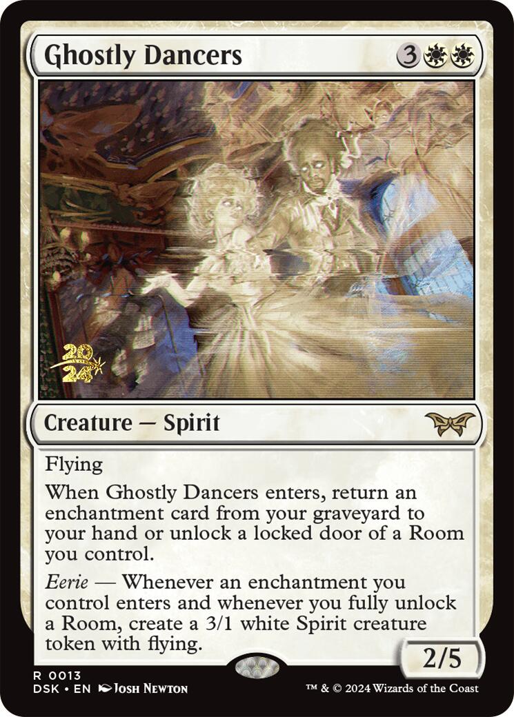 Ghostly Dancers [Duskmourn: House of Horror Prerelease Promos] | Good Games Morley