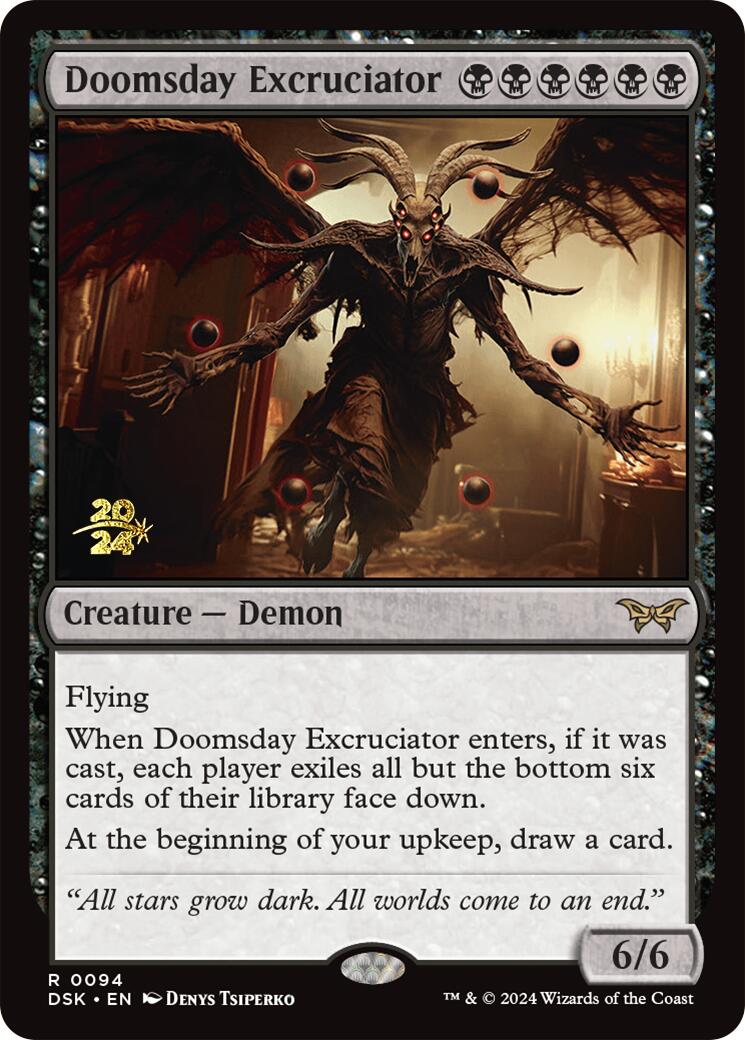 Doomsday Excruciator [Duskmourn: House of Horror Prerelease Promos] | Good Games Morley