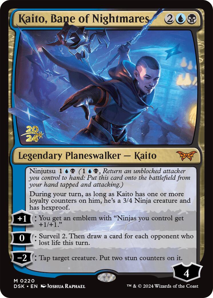 Kaito, Bane of Nightmares [Duskmourn: House of Horror Prerelease Promos] | Good Games Morley