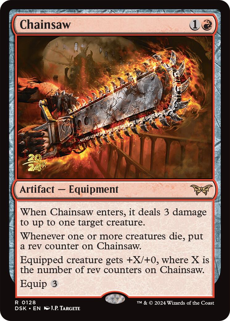 Chainsaw [Duskmourn: House of Horror Prerelease Promos] | Good Games Morley