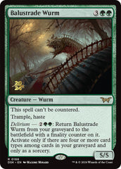 Balustrade Wurm [Duskmourn: House of Horror Prerelease Promos] | Good Games Morley