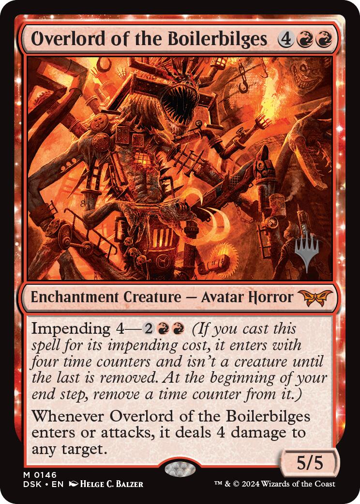 Overlord of the Boilerbilges (Promo Pack) [Duskmourn: House of Horror Promos] | Good Games Morley
