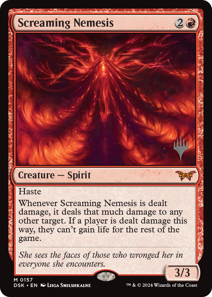 Screaming Nemesis (Promo Pack) [Duskmourn: House of Horror Promos] | Good Games Morley