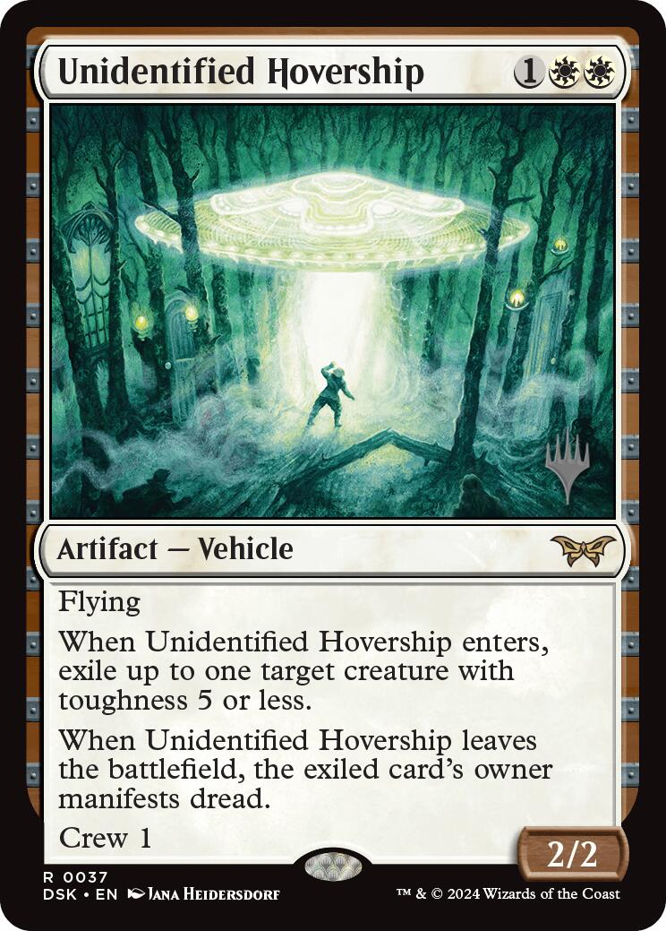 Unidentified Hovership (Promo Pack) [Duskmourn: House of Horror Promos] | Good Games Morley