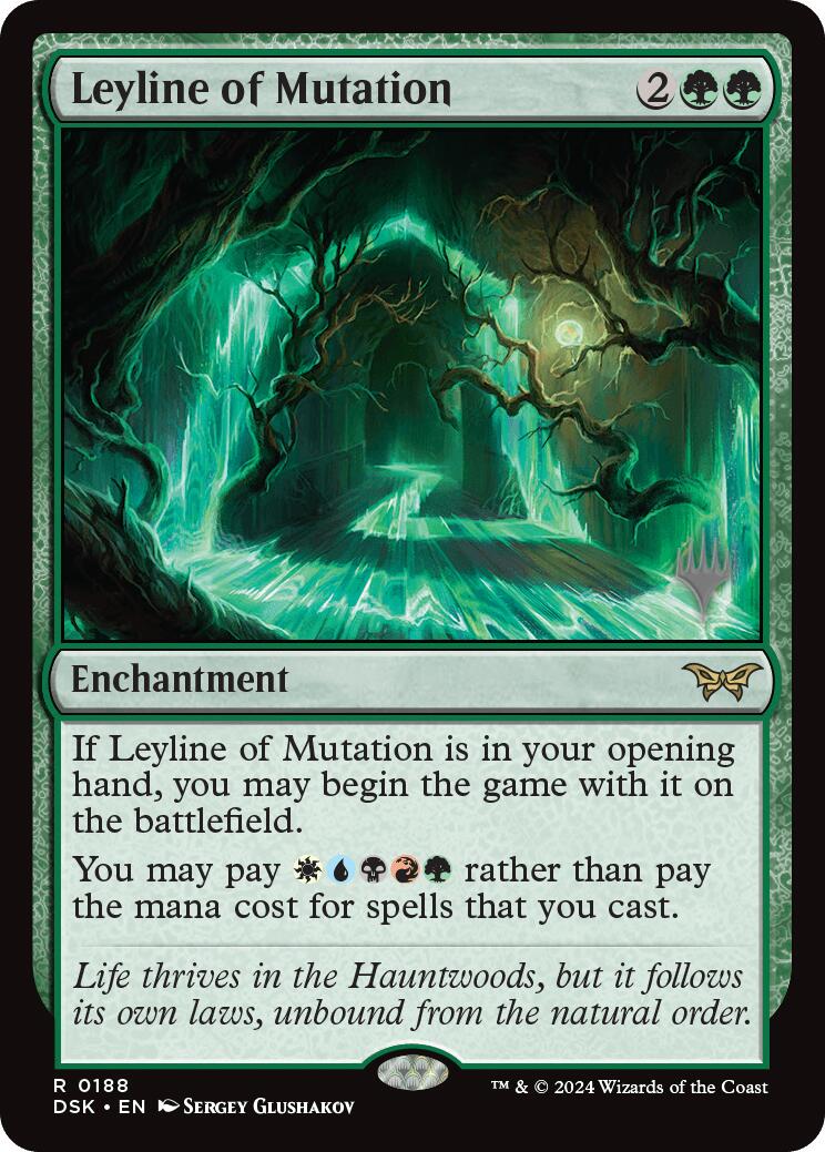 Leyline of Mutation (Promo Pack) [Duskmourn: House of Horror Promos] | Good Games Morley