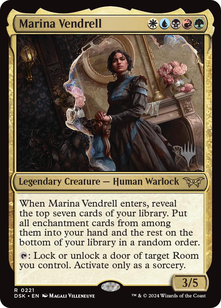 Marina Vendrell (Promo Pack) [Duskmourn: House of Horror Promos] | Good Games Morley