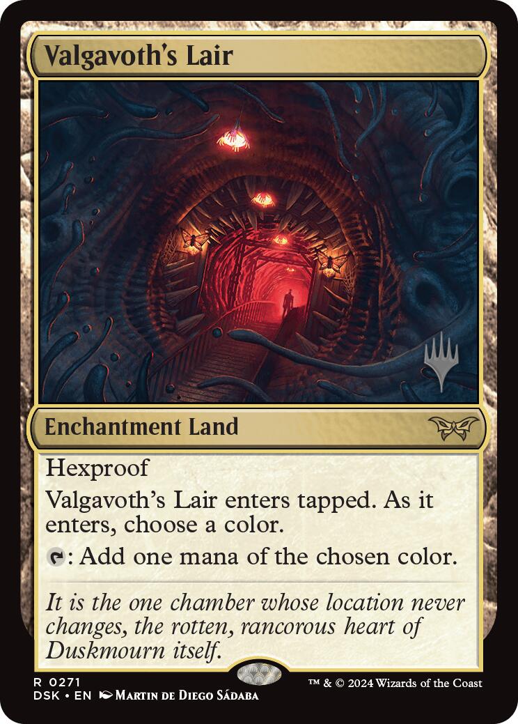Valgavoth's Lair (Promo Pack) [Duskmourn: House of Horror Promos] | Good Games Morley