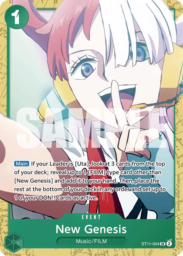 New Genesis [Starter Deck: GREEN Uta] | Good Games Morley