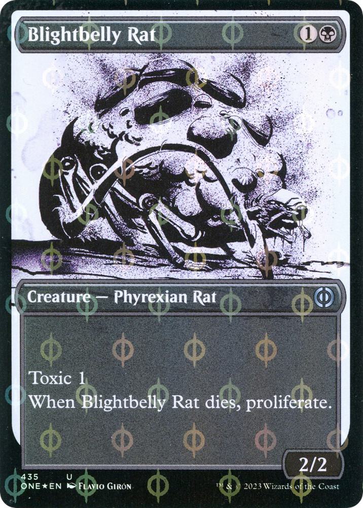 Blightbelly Rat 435/271 (Phyrexia: All Will Be One)  - Showcase Compleat Foil | Good Games Morley